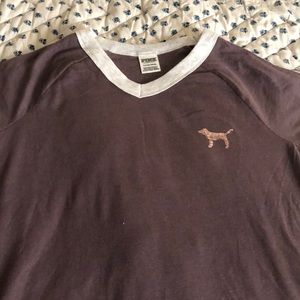 Victoria’s Secret V-Neck Top with Raglan Sleeve